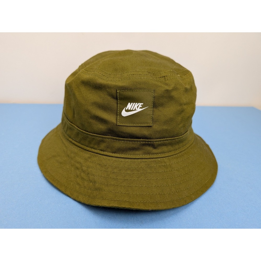 NEW! NIKE [L/XL] Adult Unisex Golf/Pickleball Bucket Cap, Olive Flak, CK5324-368